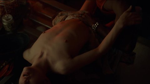 Emily Browning - Bed Scenes in American Gods s02e05 (2019)