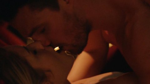 Emily Bett Rickards - Bed Scenes in Arrow s03e20 (2015)