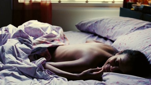 Zoe Saldana - Bed Scenes in Haven (2004)