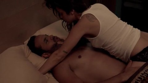 Vanessa Ferlito - Bed Scenes in Graceland s02e08 (2014)