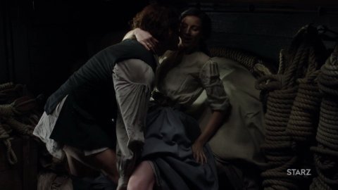 Caitriona Balfe - Bed Scenes in Outlander s03e09 (2017)