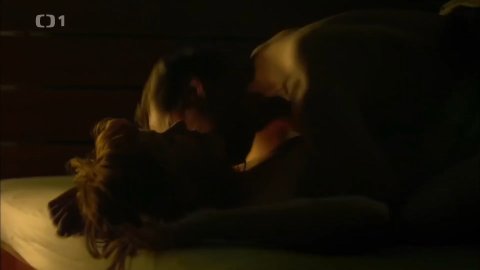 Anna Geislerova - Bed Scenes in Nevinné lži s01e01 (2013)