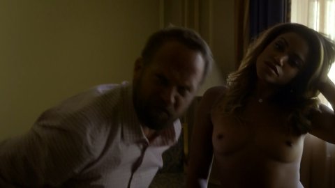 Vivian Lamolli - Bed Scenes in Bosch s02e01 (2016)