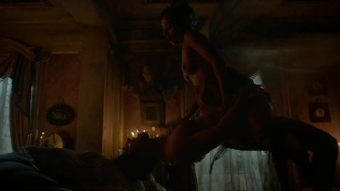 Karla Crome - Bed Scenes in Carnival Row s01e01 (2019)