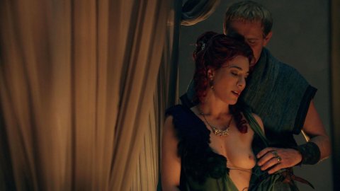 Jaime Murray - Bed Scenes in Spartacus s01e04 (2011)