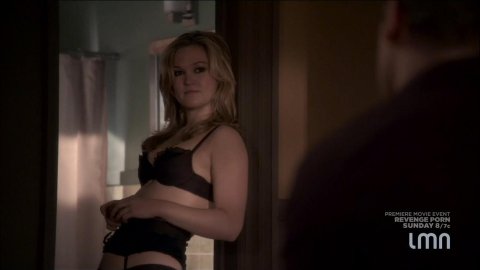 Julia Stiles - Bed Scenes in Blue s01e01-02 (2014)